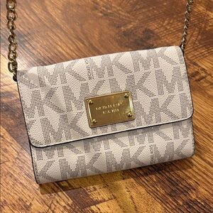 Michael Kors Cream Crossbody Bag